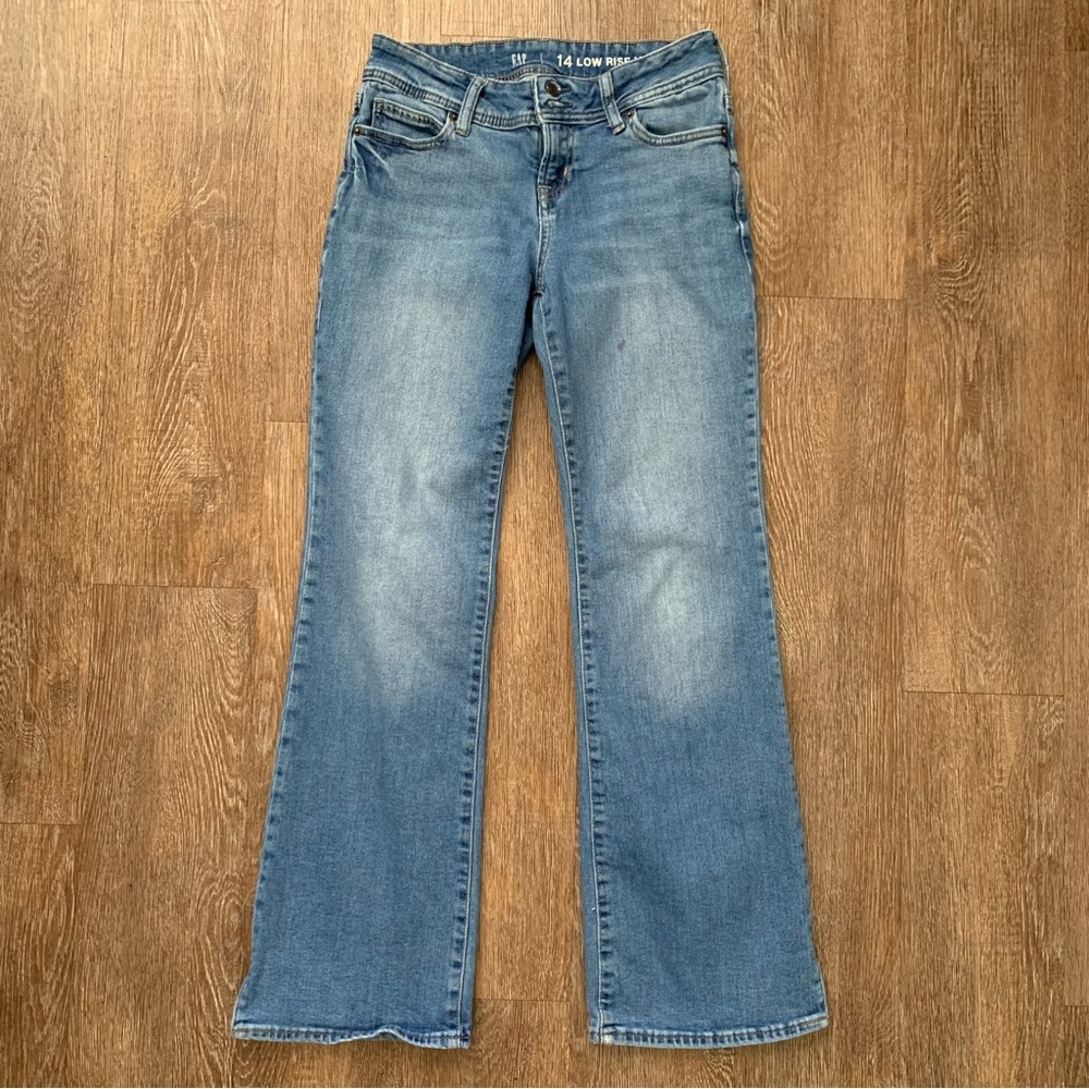 Gap Teen Low Rise Vintage Boot Jeans Size 14